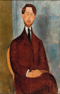 Porträtt av Leopold Zborowski av Amedeo Modigliani