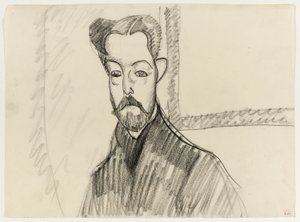 Porträtt av Paul Alexandre av Amedeo Modigliani
