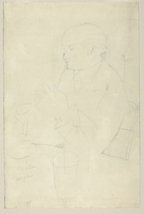 Porträtt av Vallin av Amedeo Modigliani