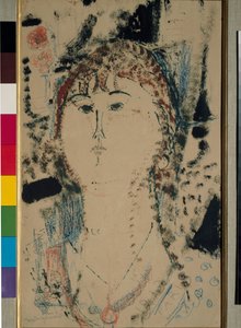 Rosa Porprina målning av Amedeo Modigliani av Amedeo Modigliani