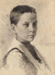 Självporträtt, 1899. av Amedeo Modigliani