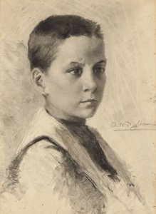 Självporträtt, 1899 av Amedeo Modigliani