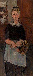 The Pretty Housewife (La Jolie ménagère) av Amedeo Modigliani