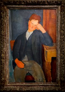 Den unge lärlingen, ca 1918-19 (olja på duk) av Amedeo Modigliani