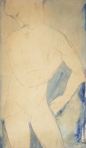 Ung naken pojke; Naken ung pojke av Amedeo Modigliani