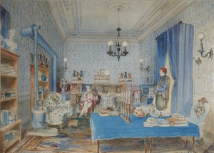 Prins Pavel Petrovich Vyazemsky i sin studie i Konstantinopel, 1850