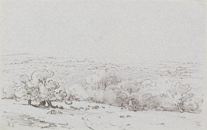 Carriage Approach to Bromley Hill, ca 1803 (etsning)