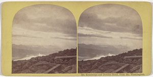 Mount Kearsarge och Double Head, från Mount Washington