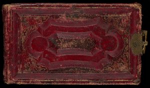 Porträtt klippbok av American 19th Century