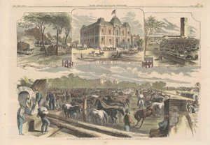 Krigsskisser i huvudstaden av American 19th Century