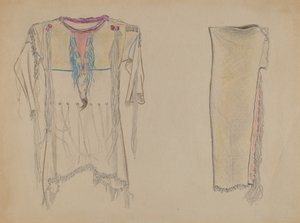 Buckskin skjorta och Leggings
