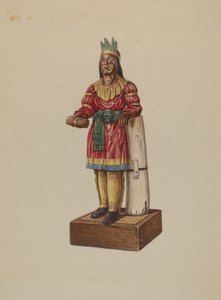 Cigarrbutik indisk av American 20th Century