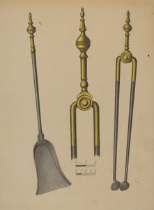 Eldtång och spade av American 20th Century