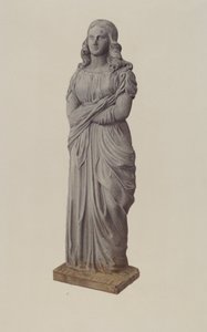 Trädgårdsfigur av American 20th Century