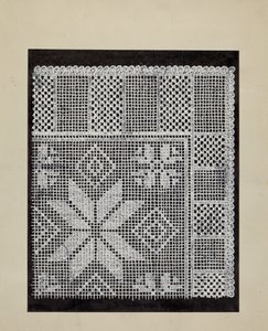 Spets Hardanger av American 20th Century