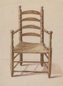 Ladder Back Stol av American 20th Century