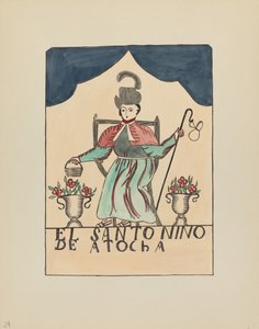 Plåt 24: The Lost Child of Atocha: Från portföljen "Spanish Colonial Designs of New Mexico" av American 20th Century