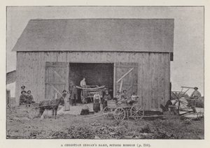 En kristen indiers lada, Scugog mission (s/v foto) av American Photographer (after)