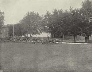 Batteri i Fort Omaha, Nebraska (s/v foto) av American Photographer (after)