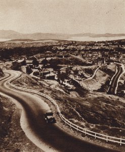 Kalifornien: San Francisco från Twin Peaks (s/v foto) av American Photographer (after)