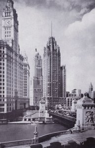 Chicago: Boulevard Link Bridge, Looking North (s/v foto) av American Photographer (after)