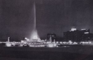 Chicago: Buckingham Fountain, Night Illumination (s/v foto) av American Photographer (after)