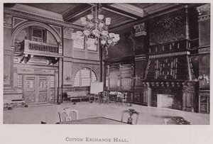 Cotton Exchange Hall (s/v foto) av American Photographer (after)