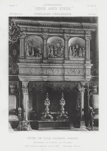 Öppen spis: Hotel De Ville, Orleans, Frankrike (s/v foto) av American Photographer (after)