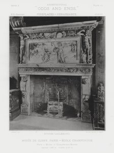 Öppen spis: Musee De Cluny, Paris, Ecole Champenoise (s/v foto) av American Photographer (after)