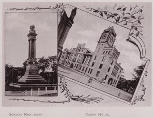 Gordon Monument; Court House (s/v foto) av American Photographer (after)