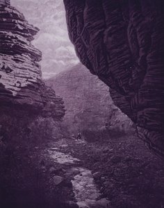 Grand Canyon of the Colorado, nära Temple of Set (s/v foto) av American Photographer (after)