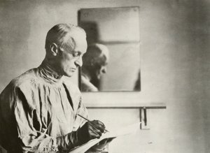 Harvey Cushing, neurokirurg, porträtt (s/v foto) av American Photographer (after)