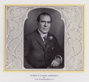 Hubert T Parson, ordförande för F W Woolworth Co (s/v foto) av American Photographer (after)