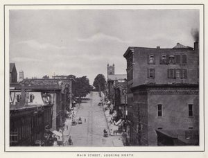 Jamestown, NY: Main Street, ser norrut (s/v foto) av American Photographer (after)