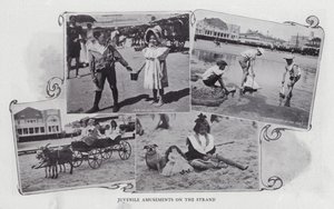Juvenile Amusements on the Strand (s/v foto) av American Photographer (after)