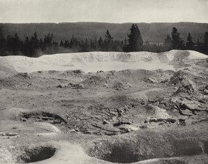 Mammoth Paint Pots, Yellowstone Valley, Wyoming (s/v foto) av American Photographer (after)