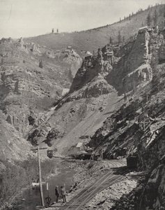 Gruvor i Eagle River Canyon, Colorado (s/v foto) av American Photographer (after)