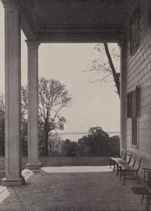 Mount Vernon: East Portico (s/v foto) av American Photographer (after)