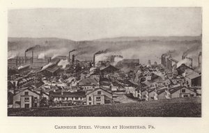 Pittsburgh: Carnegie Steel Works at Homestead, Pennsylvania (s/v foto) av American Photographer (after)