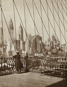 Skyskrapor i New York City, New York, USA (s/v foto) av American Photographer (after)