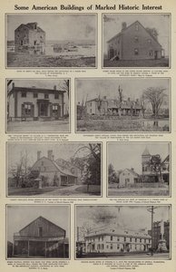 Några amerikanska byggnader av markant historiskt intresse (s/v foto) av American Photographer (after)