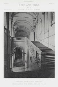 Trappa i Brera, Milano, Italien (s/v foto) av American Photographer (after)