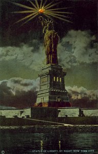 Frihetsgudinnan, New York City, New York, USA (färgat foto) av American Photographer (after)