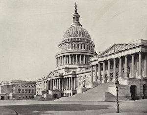 Huvudstadsbyggnaden i Washington (s/v foto) av American Photographer (after)