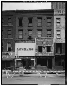70-72 Monroe Avenue (kommersiell byggnad), Detroit, Michigan (s/v foto) av American Photographer