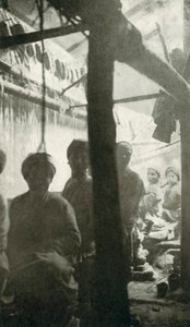 En persisk vävstol (svartvitt foto) av American Photographer