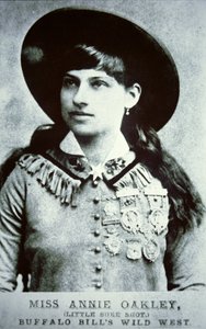 Annie Oakley (1860-1926) (s/v foto) av American Photographer
