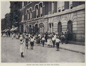 Innan klockan ringer, en East Side School (s/v foto) av American Photographer