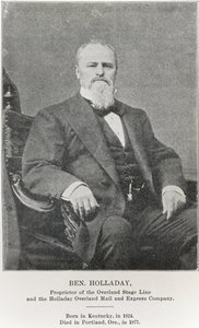 Ben Holladay (1824-77) (s/v foto) av American Photographer