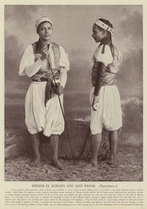 Brehim El Korany och Said Rayab, egyptier